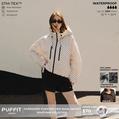 One Size Short Oversized Rain Jacket