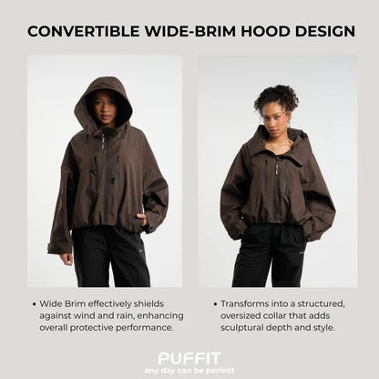 One Size Short Oversized Rain Jacket