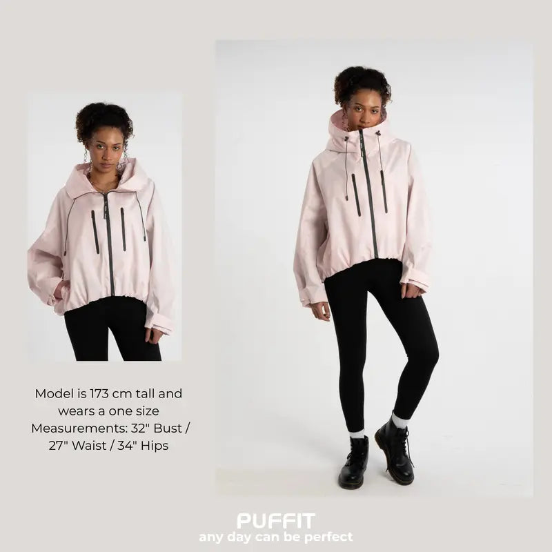 One Size Short Oversized Rain Jacket