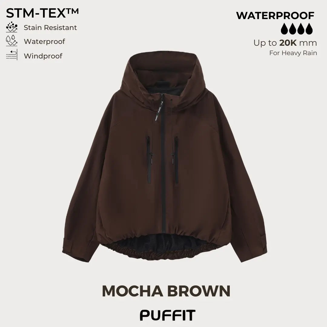 One Size Short Oversized Rain Jacket