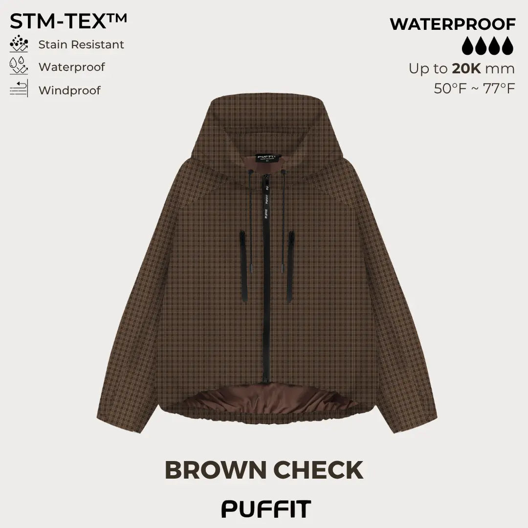 One Size Short Oversized Rain Jacket
