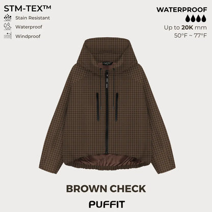 One Size Short Oversized Rain Jacket