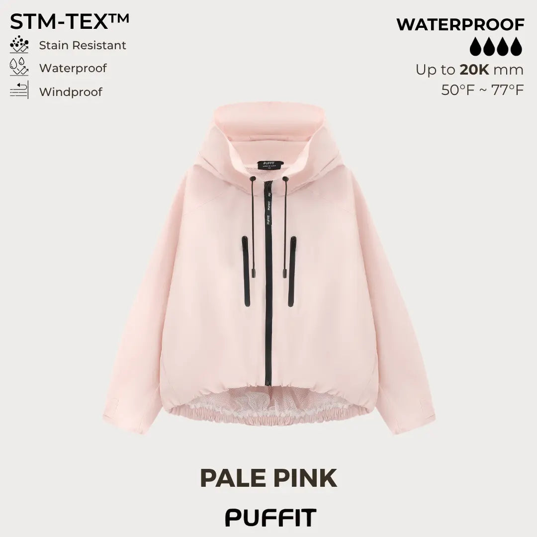 One Size Short Oversized Rain Jacket
