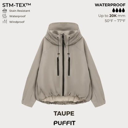 One Size Short Oversized Rain Jacket