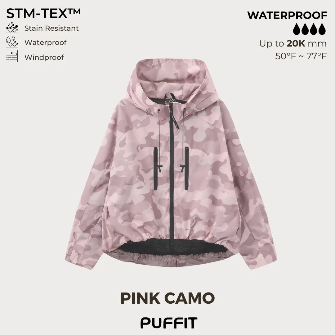One Size Short Oversized Rain Jacket