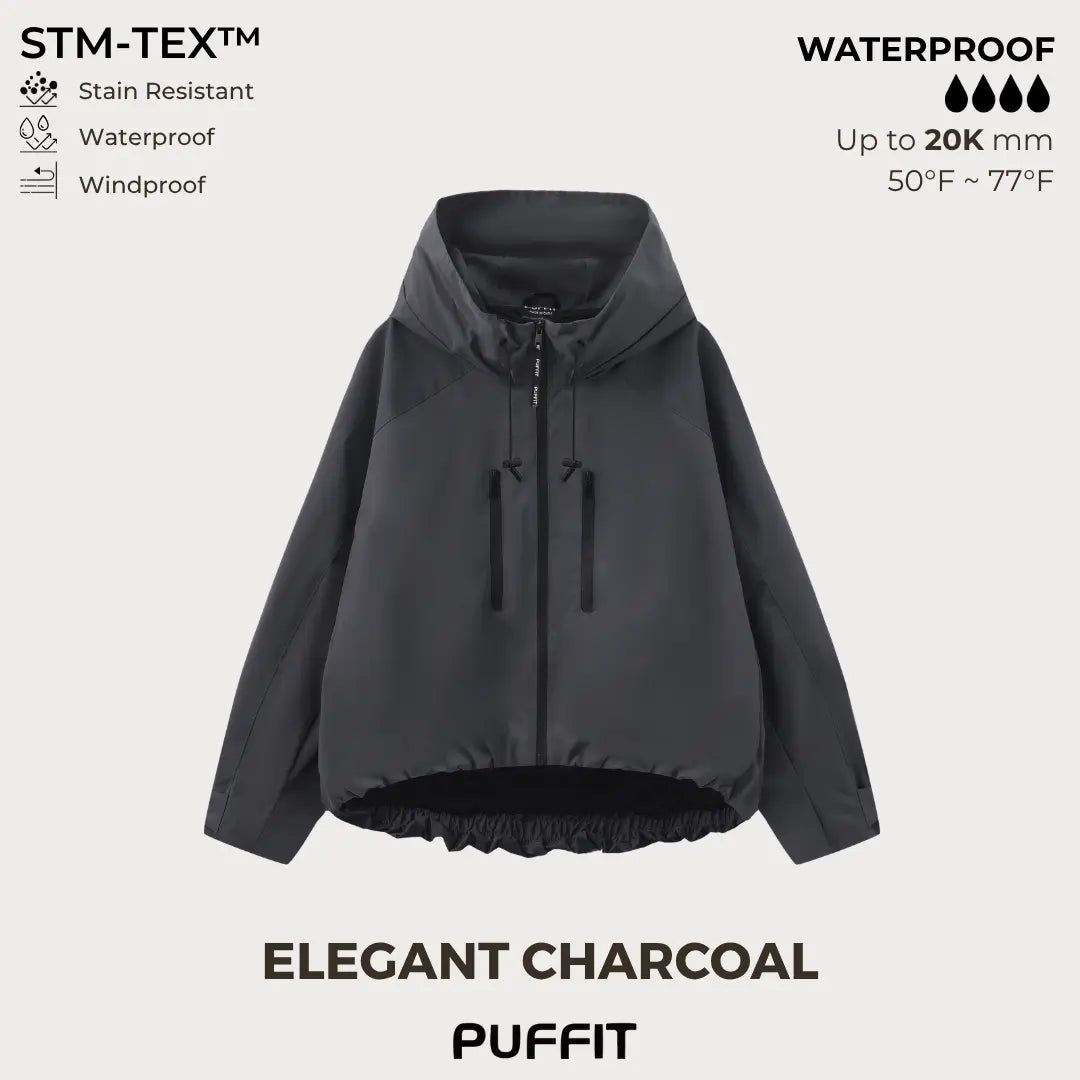 One Size Short Oversized Rain Jacket
